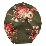 Ollydean | Vintage Green Floral | Classic Headwrap