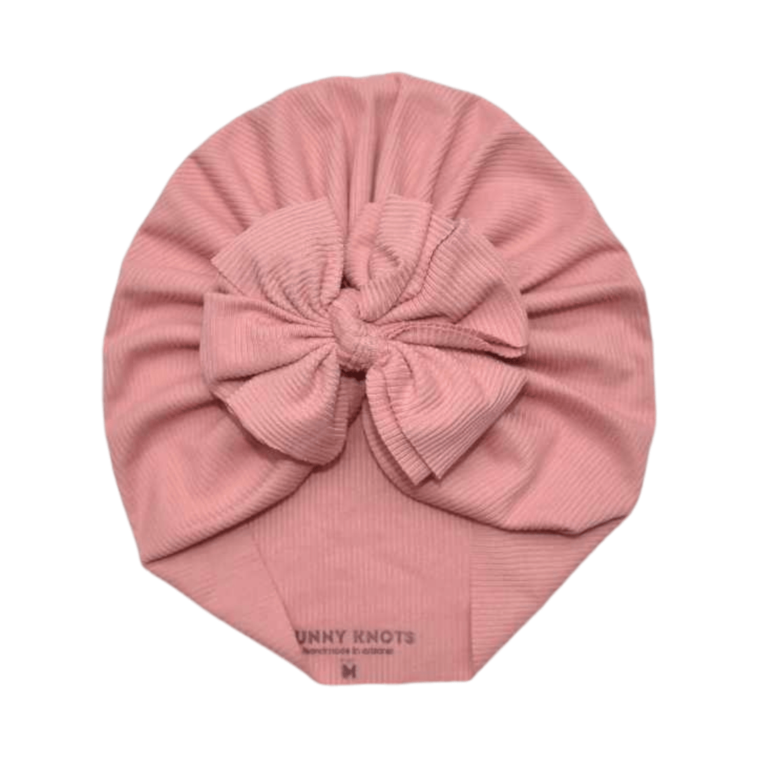 Corsage | Vintage Pink | Brushed Rib Headwrap - Bunny Knots