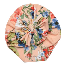 Load image into Gallery viewer, Petula | Peach Blossom | Chiffon Pointelle Headwrap
