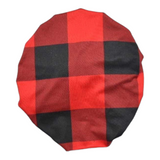 Shelbee | Black & Red Buffalo Check | Classic Headwrap