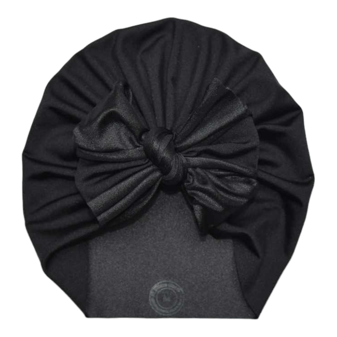 Kelcie | Black Beauty | Swim Headwrap - Bunny Knots