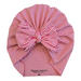 Rowen | Raspberry Stripe | Seersucker Swim Headwrap