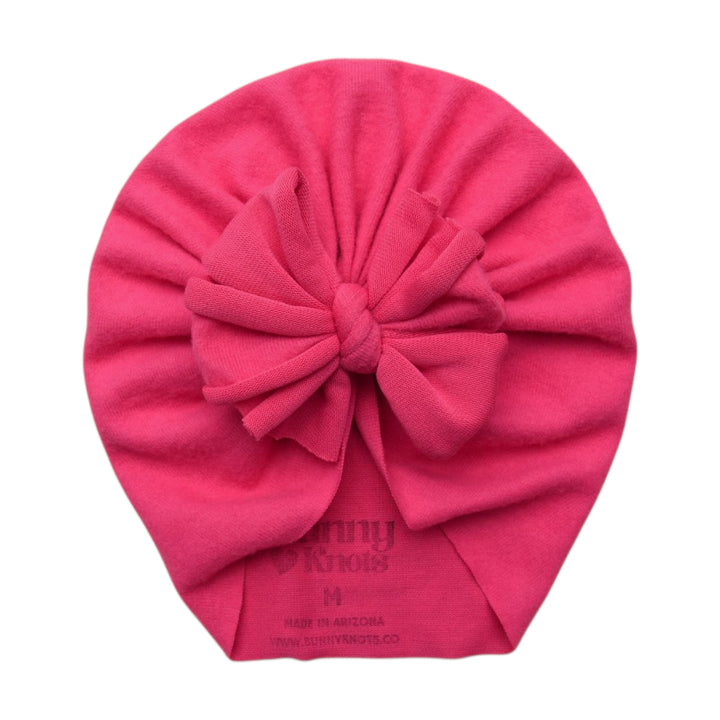 Roxie | Lipstick Pink | Cashmere Sweater Headwrap - Bunny Knots