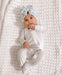 Marilee | Baby Blue & White Stripe | Buttery Seersucker Headwrap