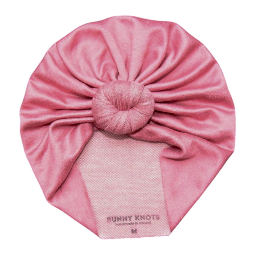Kallista | Toasted Mauve | French Terry Headwrap - Bunny Knots