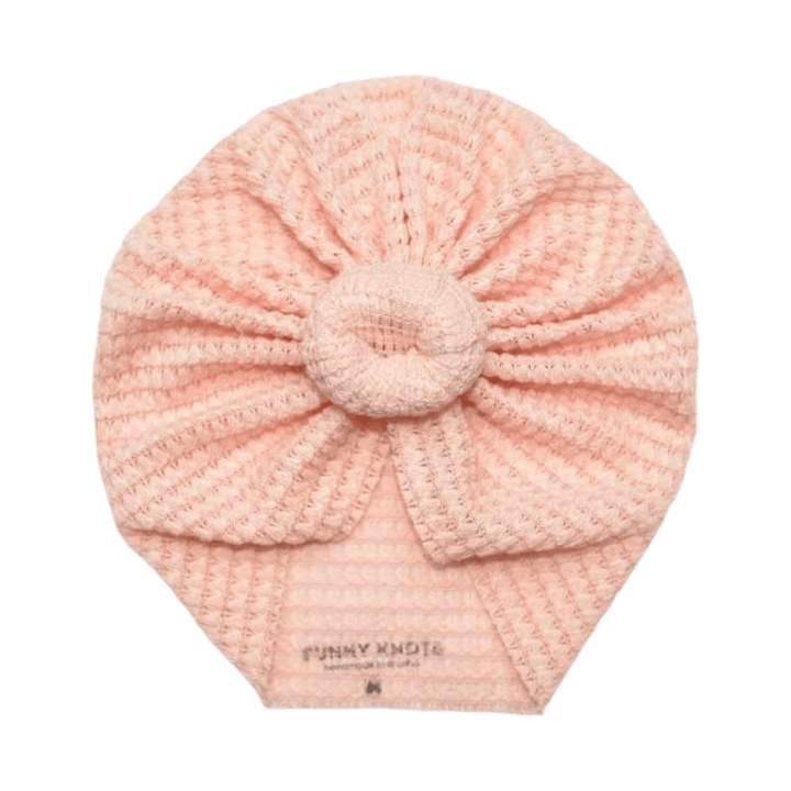 Roze | Natural Pink | Chunky Waffle Headwrap - Bunny Knots
