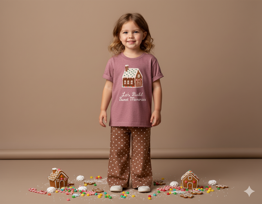 Let's Build Sweet Memories (Mauve) T-Shirt