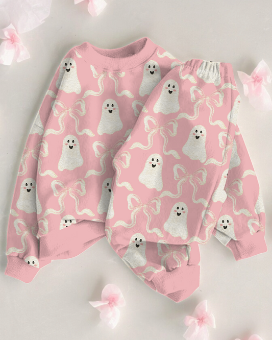 Pinky BooBoo | Bamboo French Terry Jogger Set