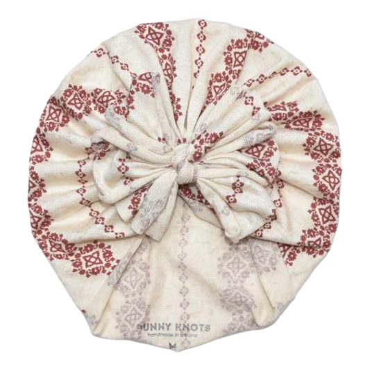Lila Wren | Boho Mandela Stripe | Soft Knit Headwrap