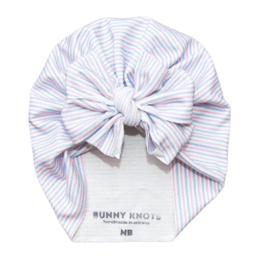 Hospital | NEW Pink & Blue Stripe | Classic Headwrap