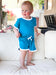 Capri Blue | Bamboo Retro Shortie Set