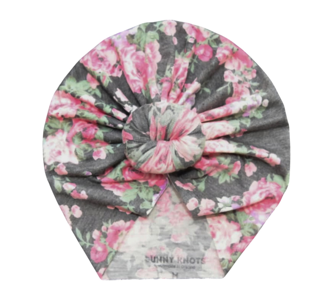 Serafina | Skater Floral | Classic Headwrap - Bunny Knots
