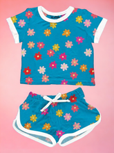 Load image into Gallery viewer, Flower Shower | Bamboo Retro Shortie Set
