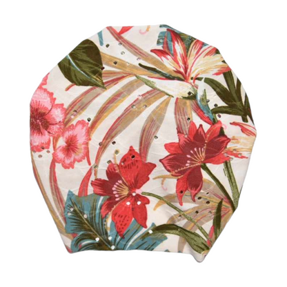 Isla Too | Tiki Floral | Knotted Eyelet Headwrap