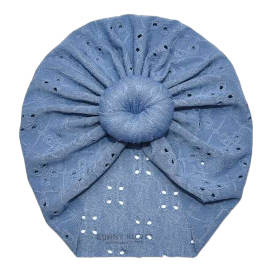 Sly | Old Blue Jeans | Knotted Eyelet Headwrap