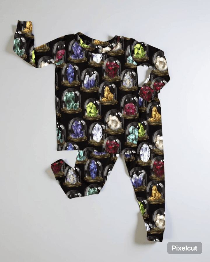 Crystal Zodiac | Bamboo Loungewear Set - Bunny Knots