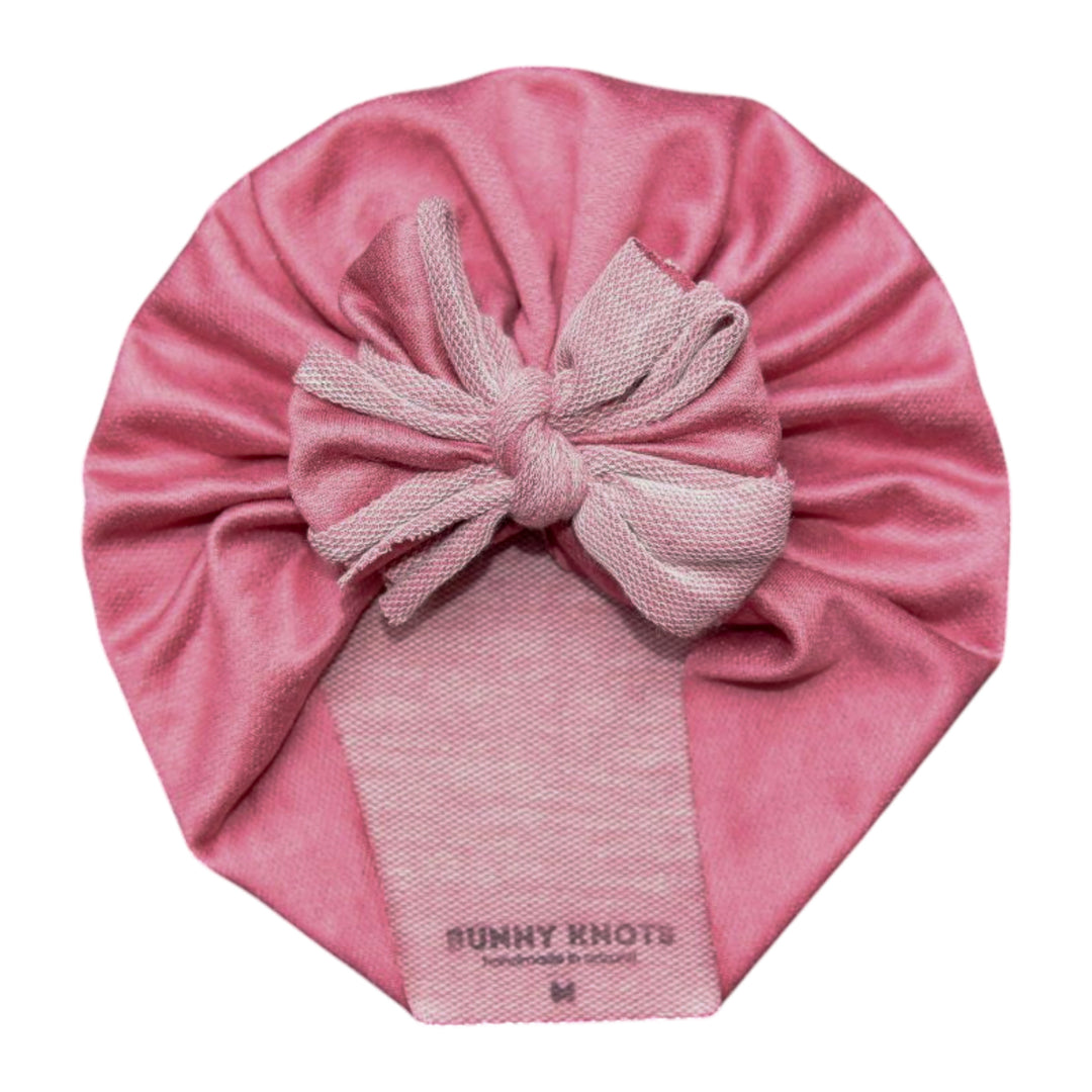 Kallista | Toasted Mauve | French Terry Headwrap - Bunny Knots