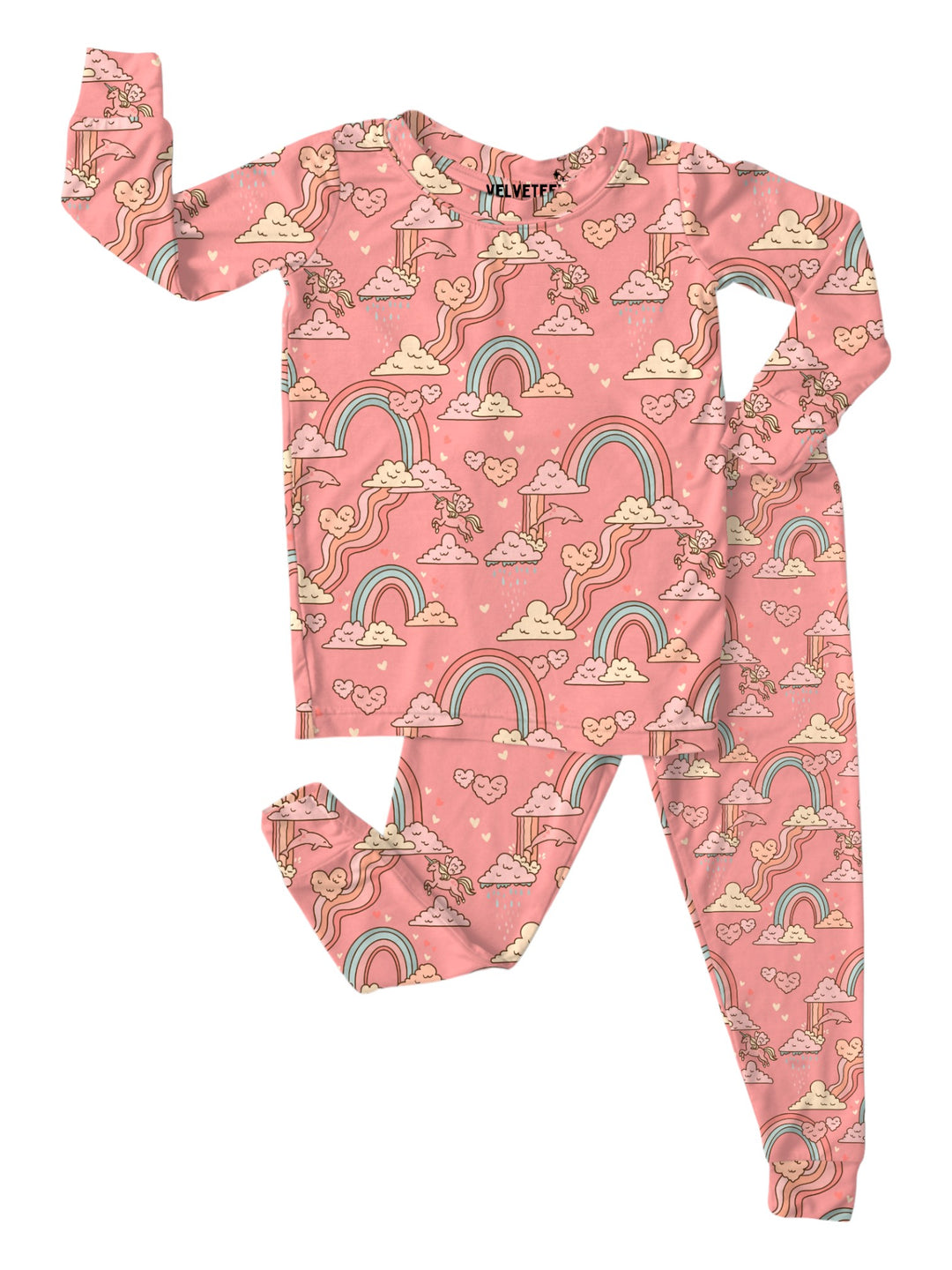 Rainbow Chasers | Bamboo Loungewear Set - Bunny Knots