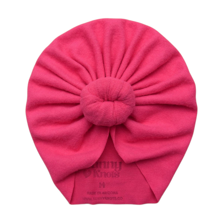 Roxie | Lipstick Pink | Cashmere Sweater Headwrap - Bunny Knots