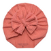 Laela | Terra Coral | Ribbed Raga Headwrap