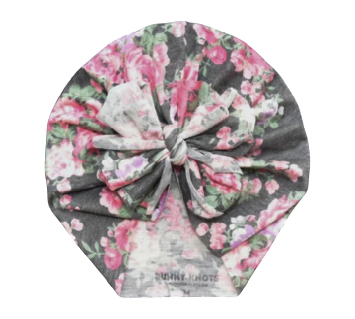Serafina | Skater Floral | Classic Headwrap - Bunny Knots