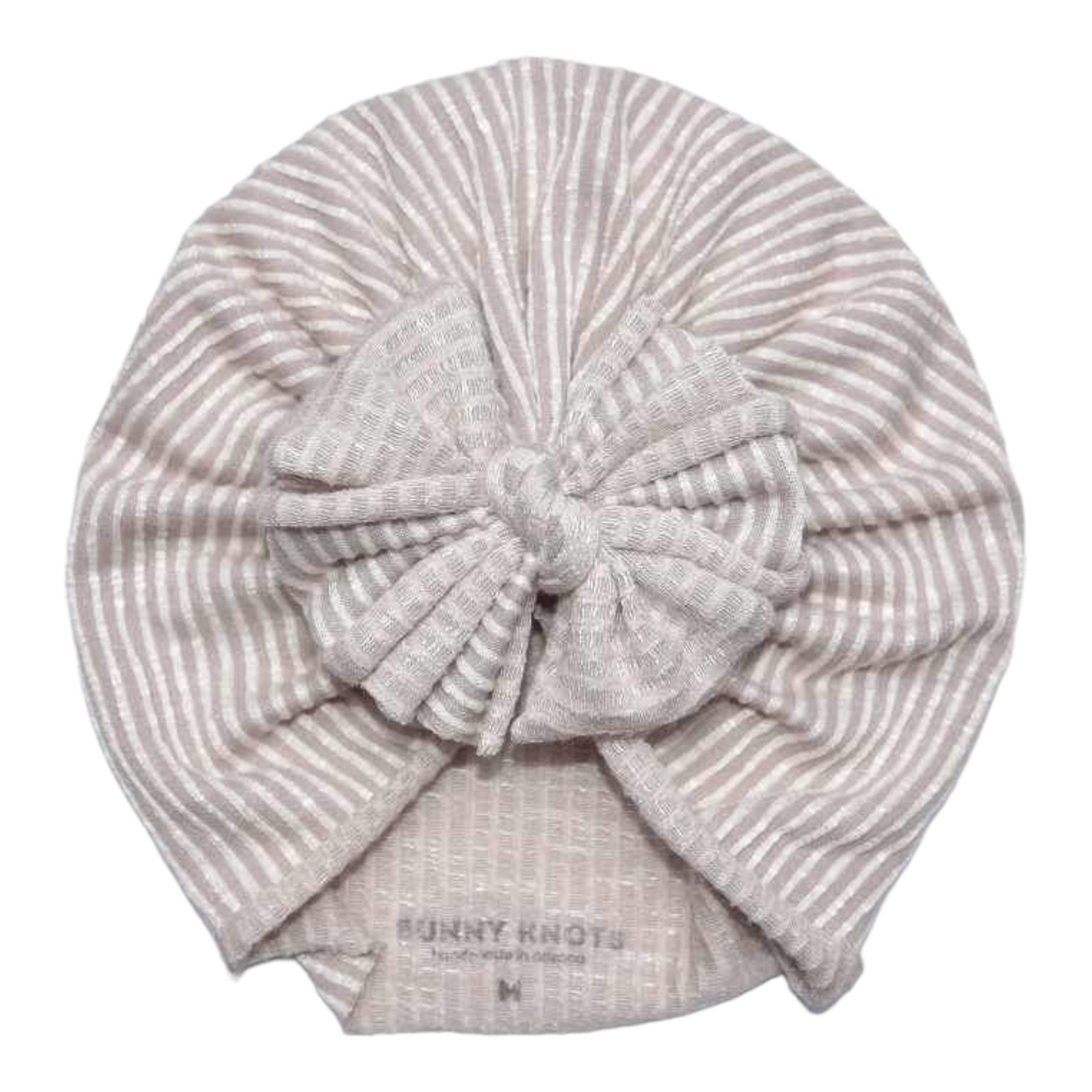 Poshmina | Stone Hearth Stripe| Buttery Rib Headwrap
