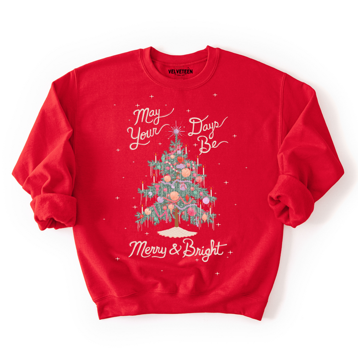 Merry + Bright Crewneck Sweatshirt - Bunny Knots