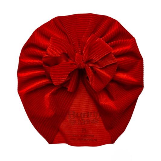 Sarah Rose | Ruby Red | Stretch Corduroy Headwrap