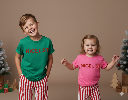 Nice List (Green) T-Shirt