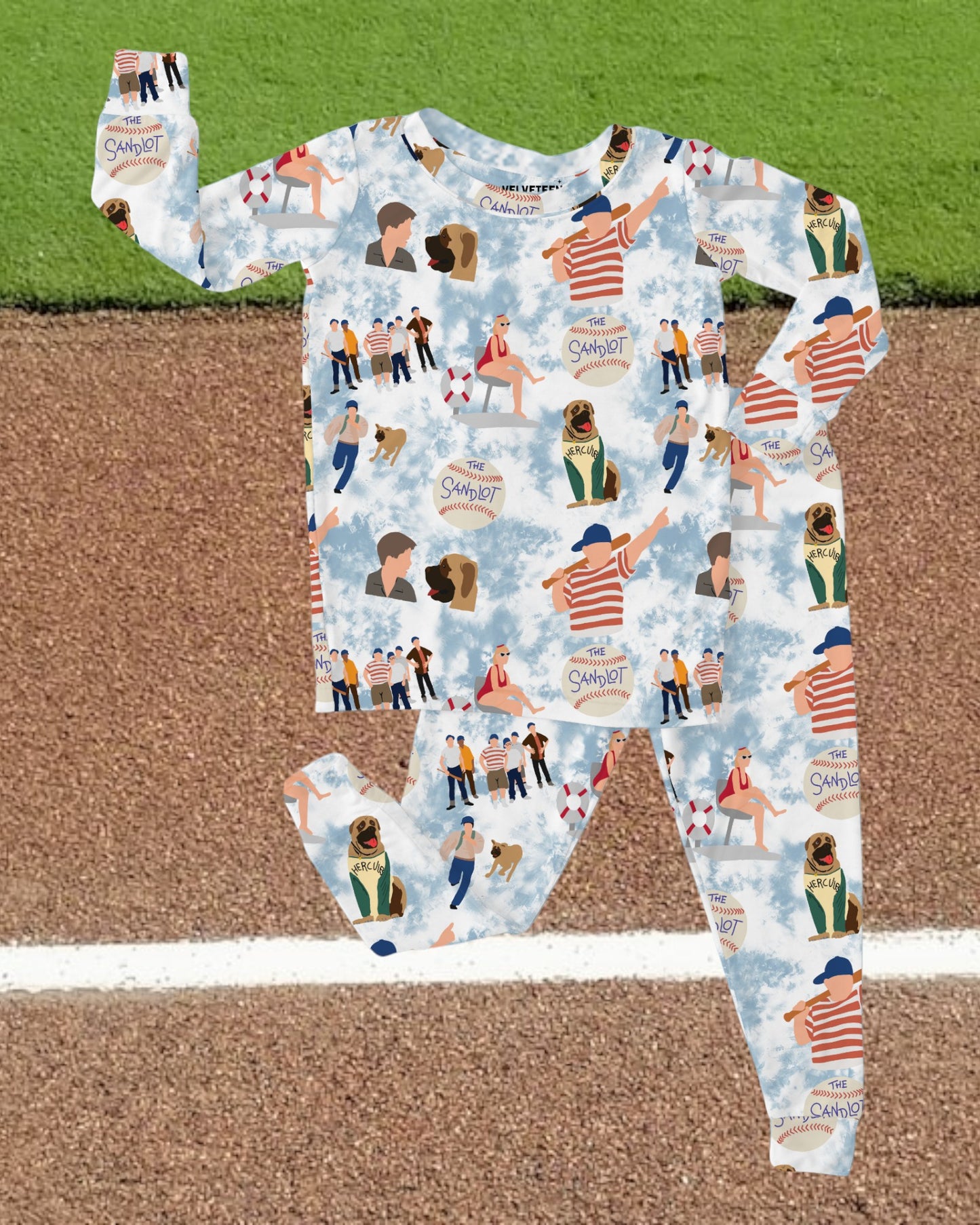 Sandlot For-ev-er | Fitted Bamboo Loungewear Set