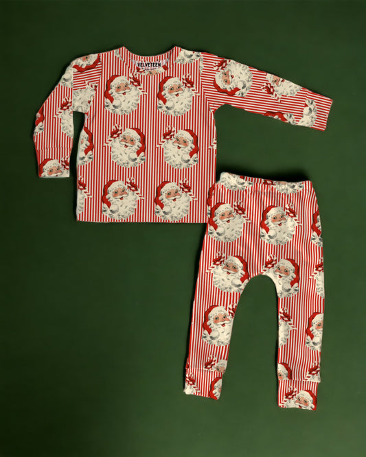 St. Nick | Fitted Bamboo Long Sleeve Loungewear Set