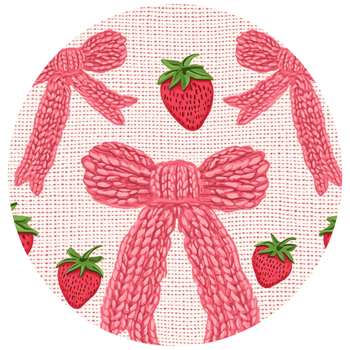 Strawberry Coquette | Bamboo Zippy - Bunny Knots