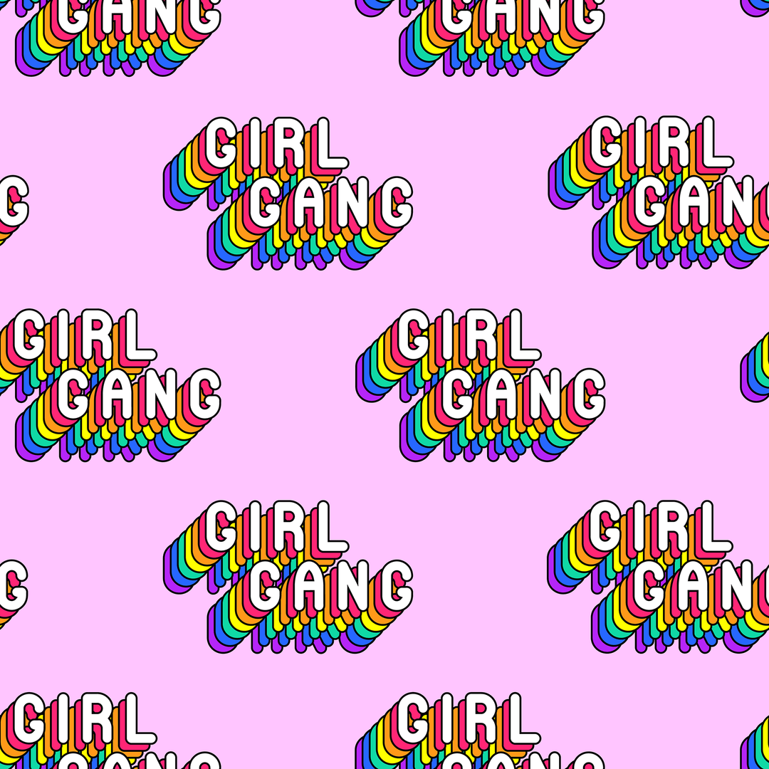 Girl Gang Twirl Dress - Bunny Knots