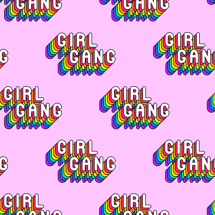 Girl Gang Twirl Dress - Bunny Knots