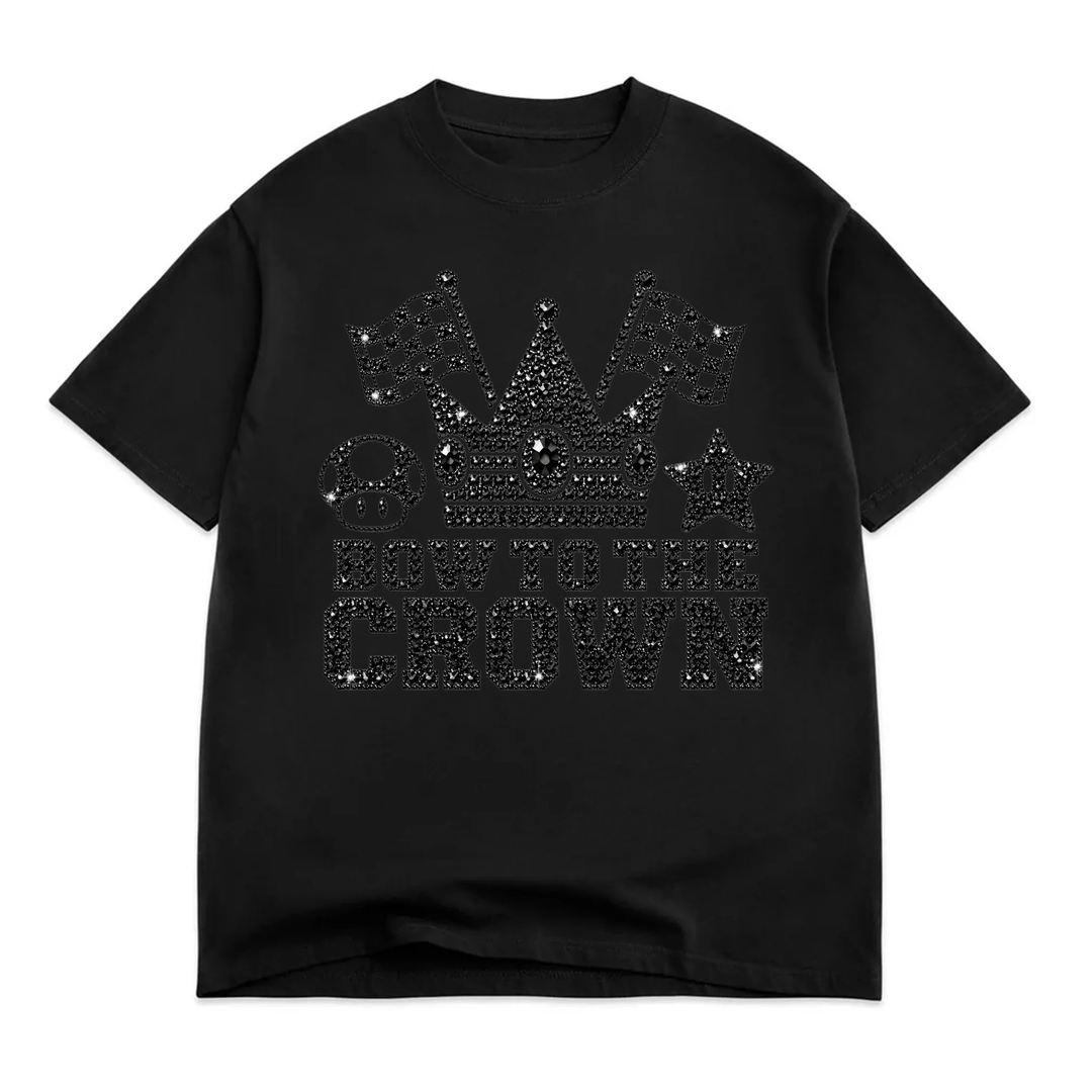 Bow To The Crown Rhinestone Shirt