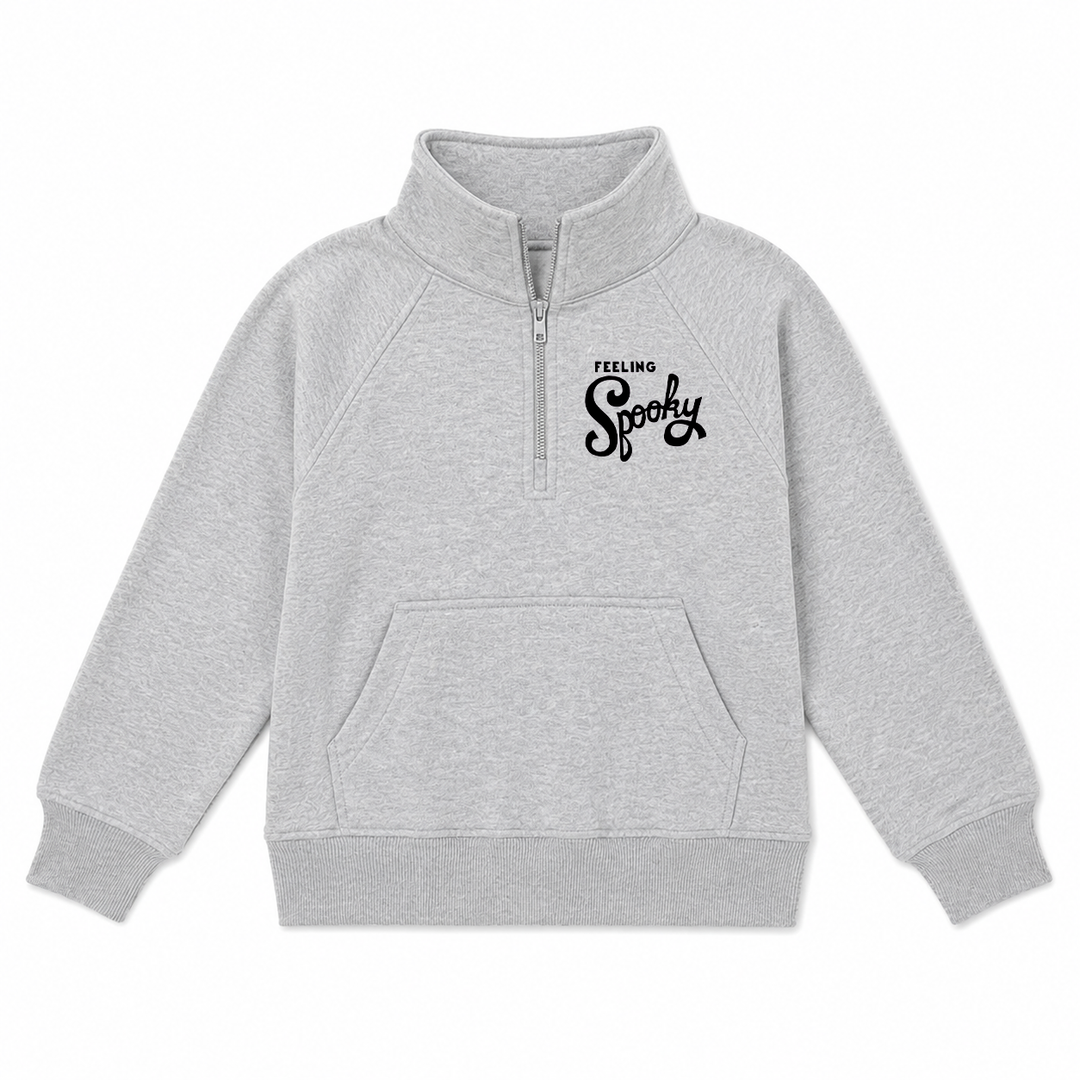 Feeling Spooky Half Zip Sweat Set