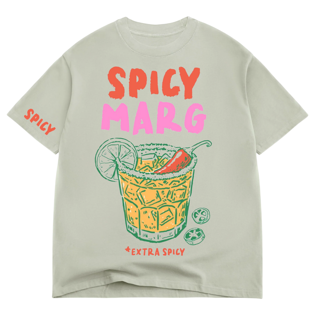 Spicy Marg Luxe Oversized Drop Sleeve T-Shirt