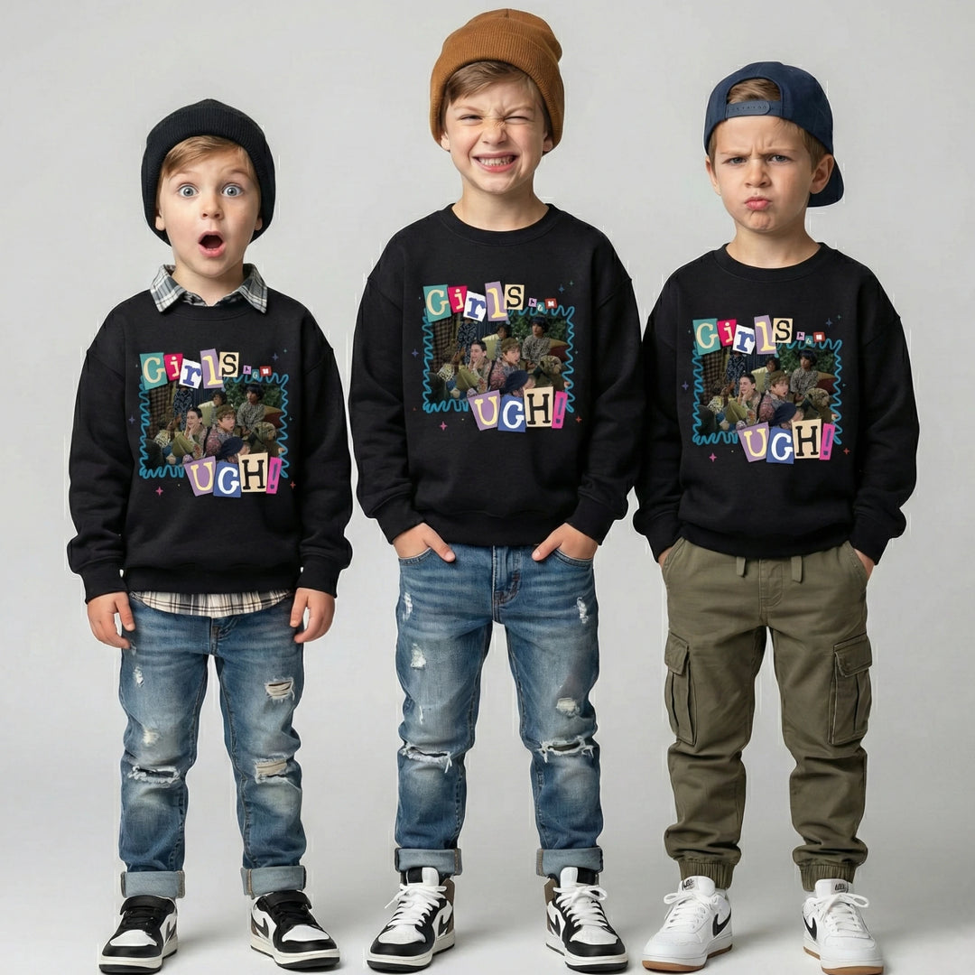 Girls UGH! Crewneck Sweatshirt