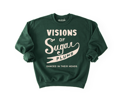 Visions of Sugar Plums Crewneck Sweatshirt - Bunny Knots