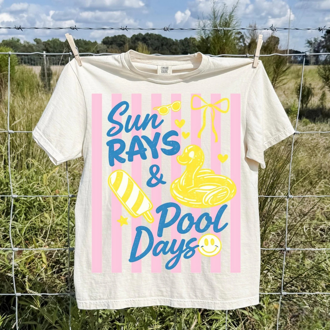 Sun Rays + Pool Days T-Shirt