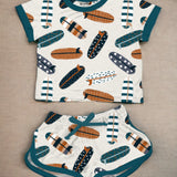 Surfs Up | Bamboo Retro Shortie Set