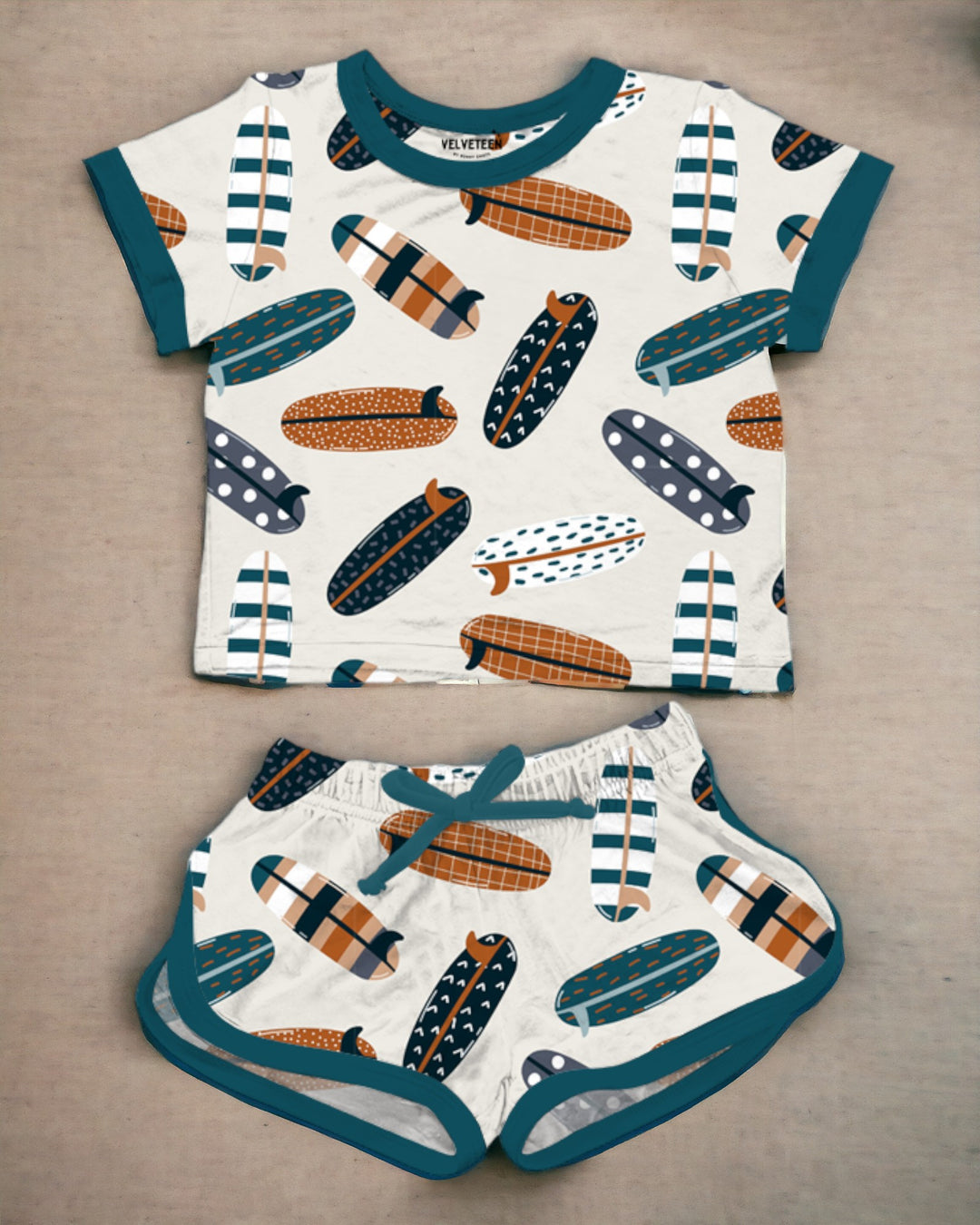 Surfs Up | Bamboo Retro Shortie Set - Bunny Knots