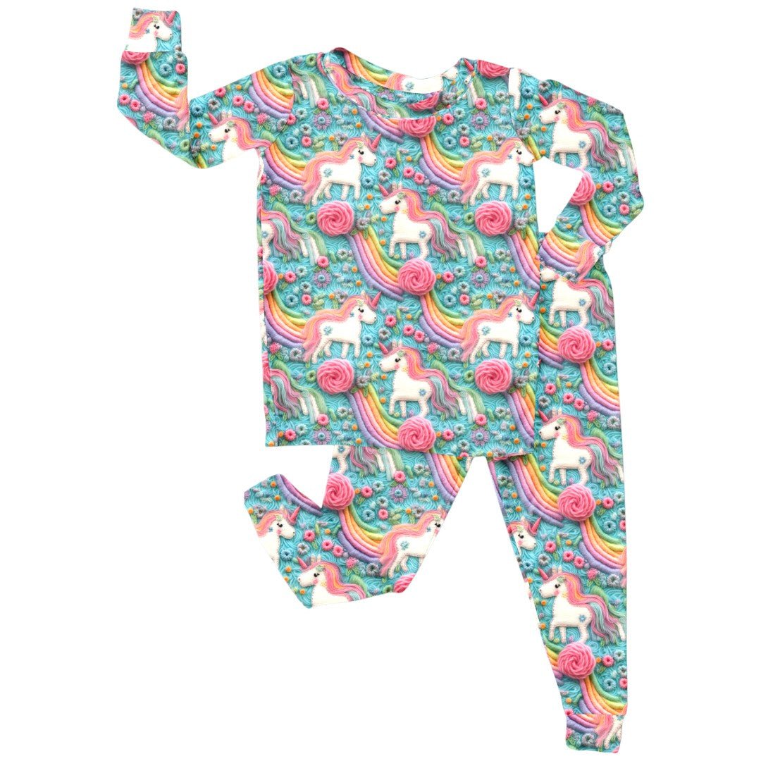 Buttercup Baby | Bamboo Loungewear Set - Bunny Knots