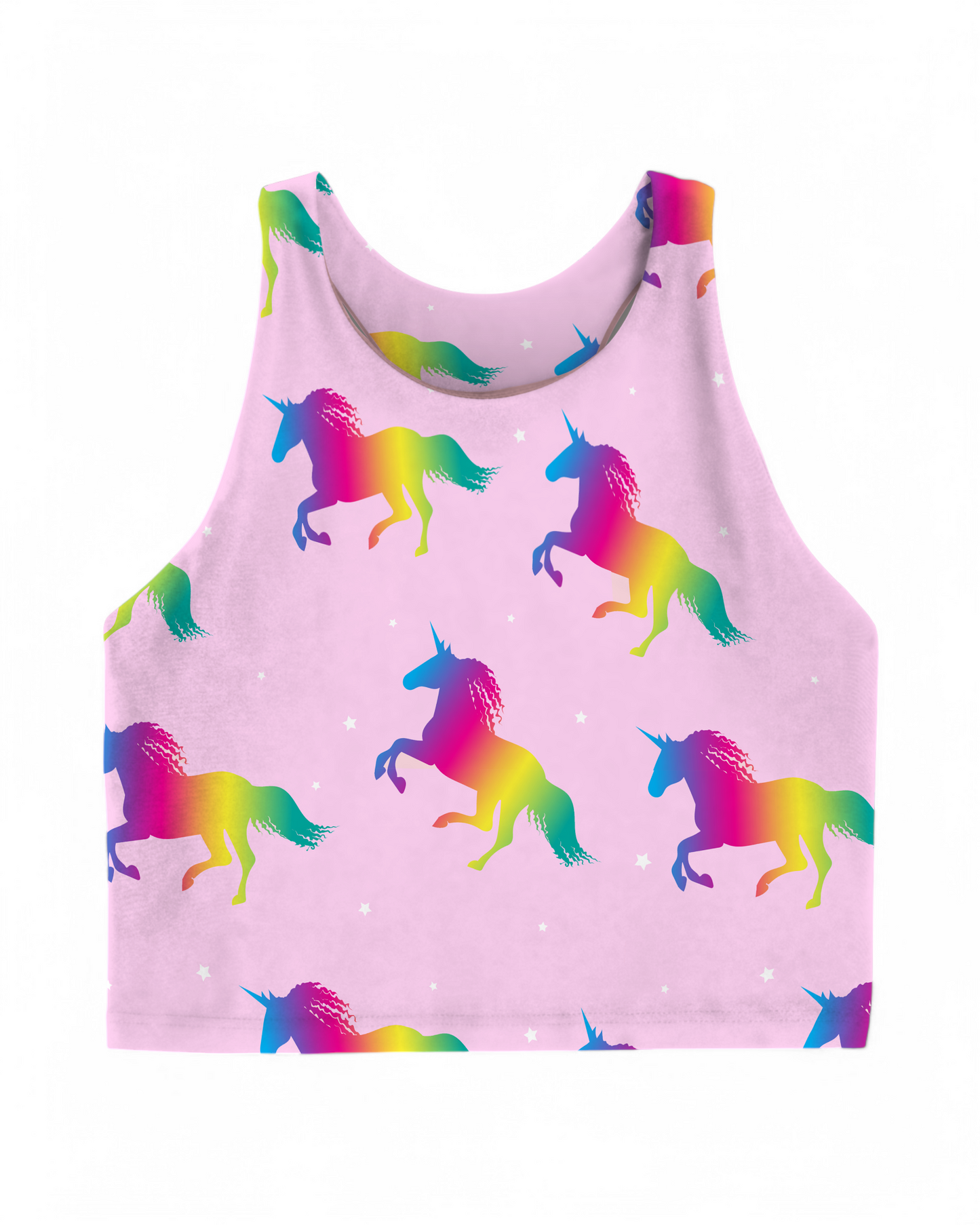 Pixie Rider Modest Crop Athletic Tank