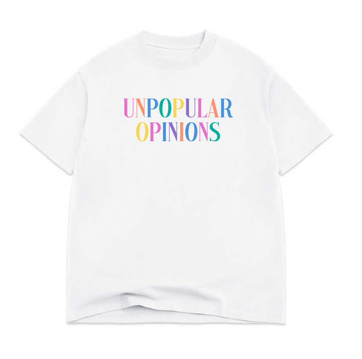 Unpopular Opinions Luxe Oversized Drop Sleeve T-Shirt