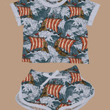 Vikings Voyage | Bamboo Retro Shortie Set