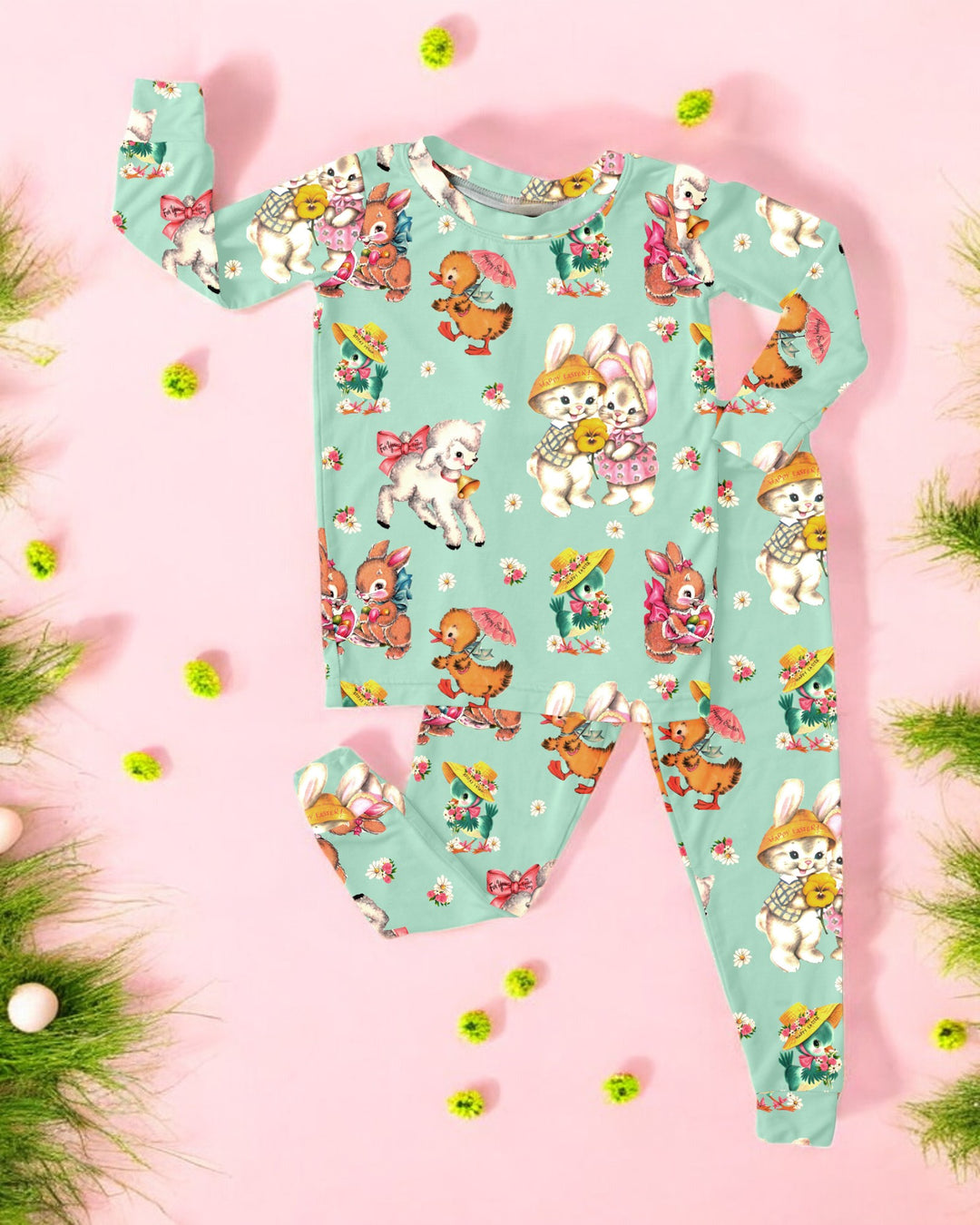 Spring Fling | Bamboo Loungewear Set - Bunny Knots