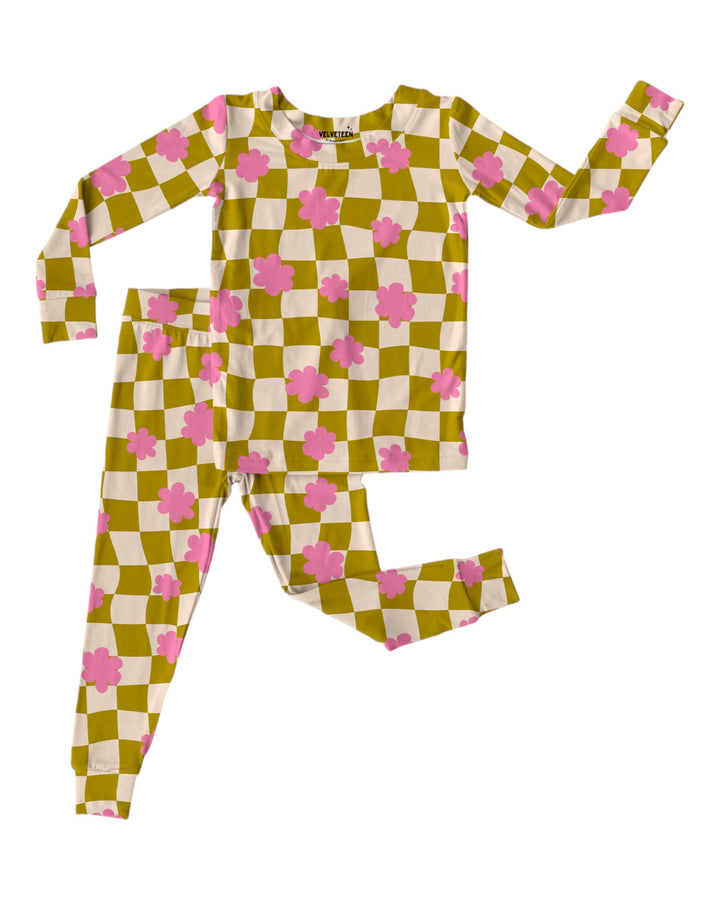 Wavy Dayz | Bamboo Long Sleeve Loungewear Set - Bunny Knots