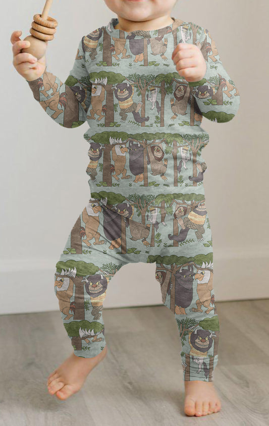 Wild Rumpus | Bamboo Long Sleeve Loungewear Set