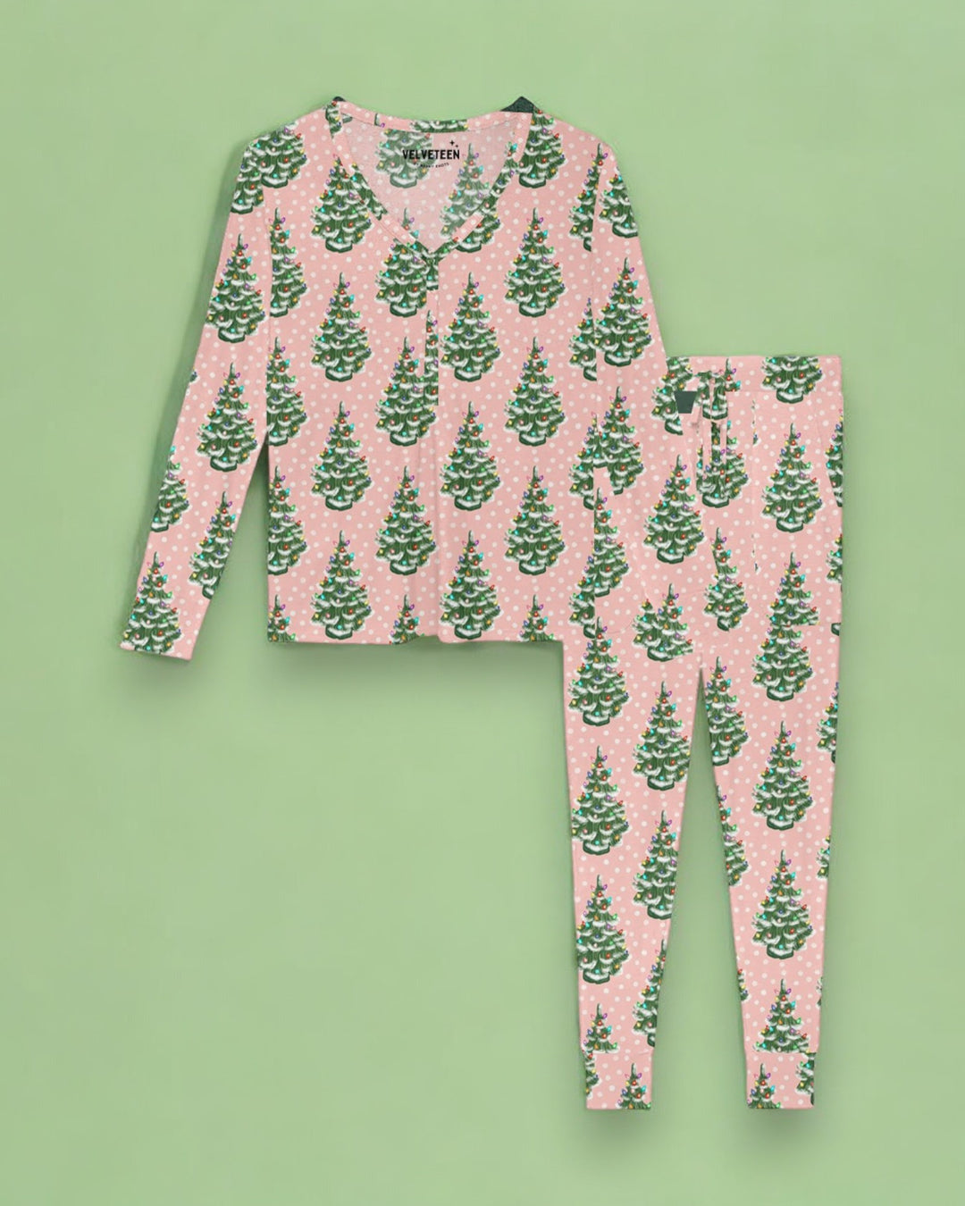 Grandma's Tree | Women's Bamboo Loungewear Set - Bunny Knots